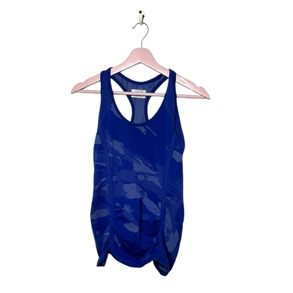 Athleta Fastest track camp tank top blue camo Small - Picture 2 of 5